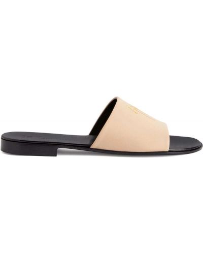 Sandale mit stickerei Giuseppe Zanotti beige