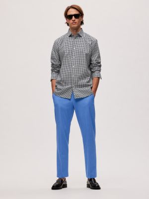Pantaloni Selected Homme azzurro