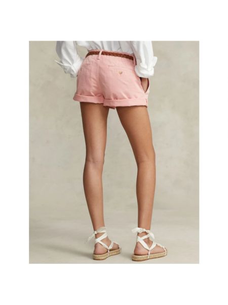 Pantalones chinos de algodón Polo Ralph Lauren rosa