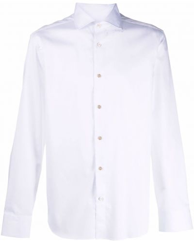 Camisa con botones Boglioli blanco