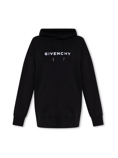 Czarna bluza z kapturem Givenchy