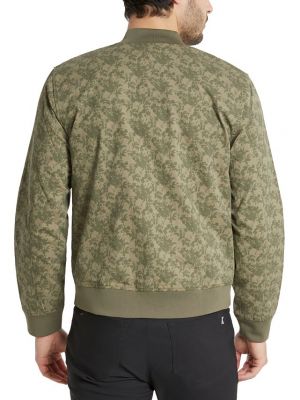 Легкая куртка в цветочек Kenneth Cole зеленый