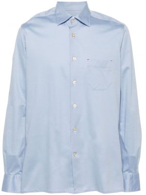 Риза от джърси Kiton синьо