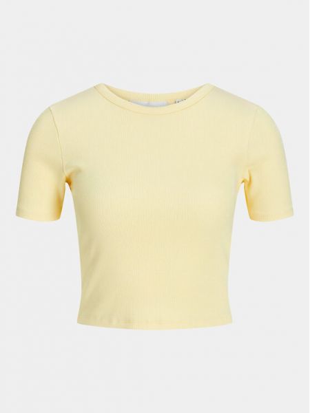 Marškinėliai slim fit Jjxx geltona