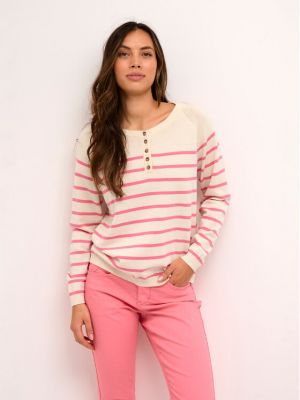 Пуловер Cream розово