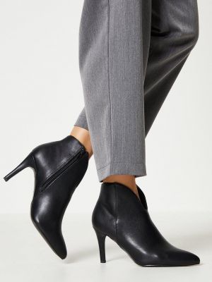 Туфли на каблуке на шпильке с острым носком Wallis черные
