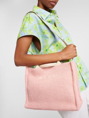 Shopper torbica Marni ružičasta