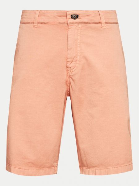 Bavlnené priliehavé džínsové šortky Joop! Jeans oranžová