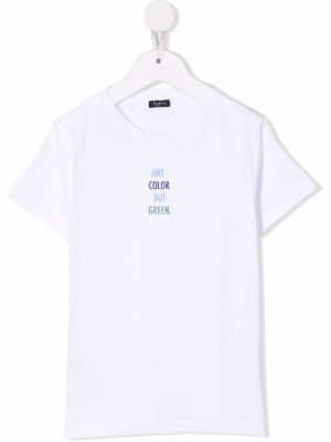 T-shirt con stampa Il Gufo bianco