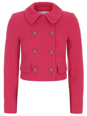 Хлопковый пиджак Roseville розовый