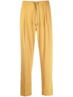 Rovné kalhoty Viktor & Rolf žluté