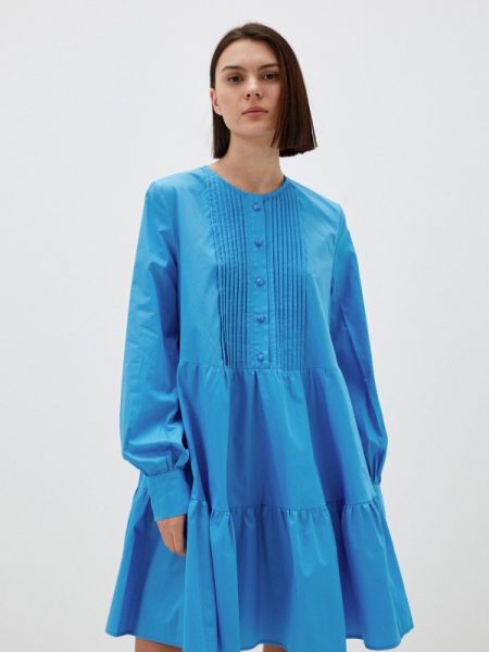 Платье-рубашка Belucci голубое