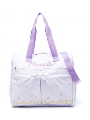 Τσάντα με σχέδιο Monnalisa μωβ
