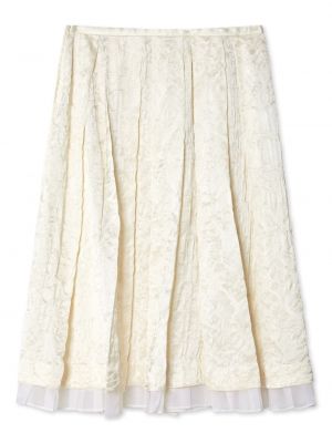 Spódnica z kokardką z falbankami Shushu/tong biała