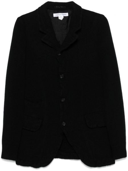 Strikket blazer Comme Des Garcons Shirt sort