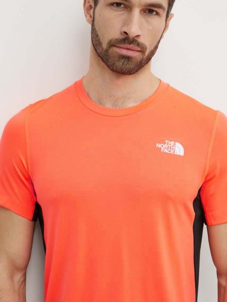 Sportska majica s printom kratki rukavi The North Face narančasta