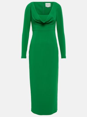 Zelené midi šaty Roland Mouret