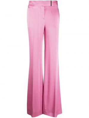 Παντελόνι σε φαρδιά γραμμή Tom Ford ροζ