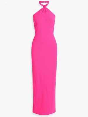Платье с вырезом халтер из крепа One33 Social розовое