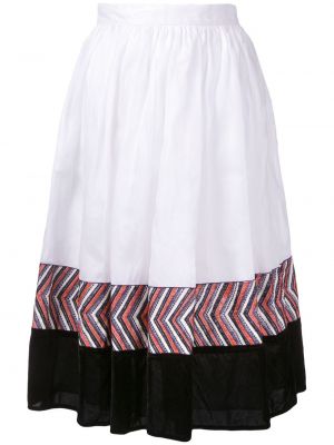 Jupe By Jackie panelled midi skirt - Bianco