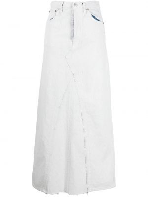 Džínová sukně Maison Margiela bílé