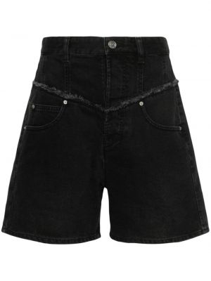 Černé džínové šortky Isabel Marant