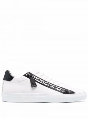 Zip sneakers Moschino hvit