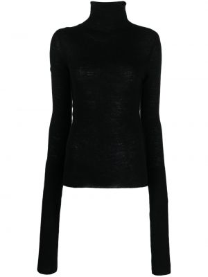 Кашмирен вълнен пуловер Andrea Ya'aqov черно
