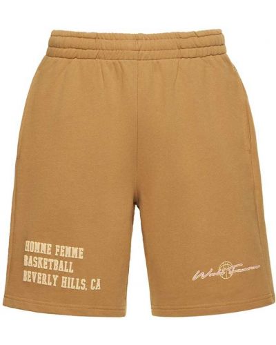 Shorts en coton Homme + Femme La marron