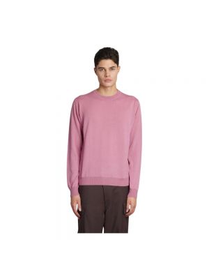 Sweter z wełny merino Mauro Grifoni różowy