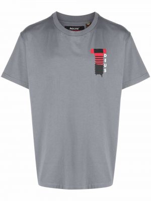 Camiseta con estampado Deus Ex Machina gris
