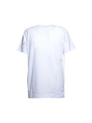 Koszulka bawełniana w serca Philipp Plein biała