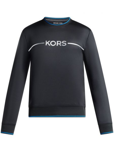 Rund hals sweatshirt med rund hals Michael Kors sort