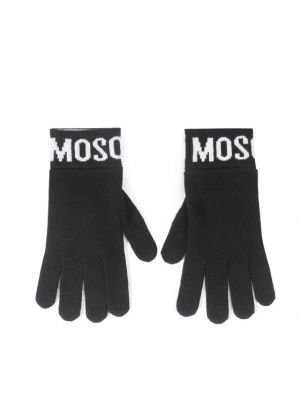 Rękawiczki Moschino czarne