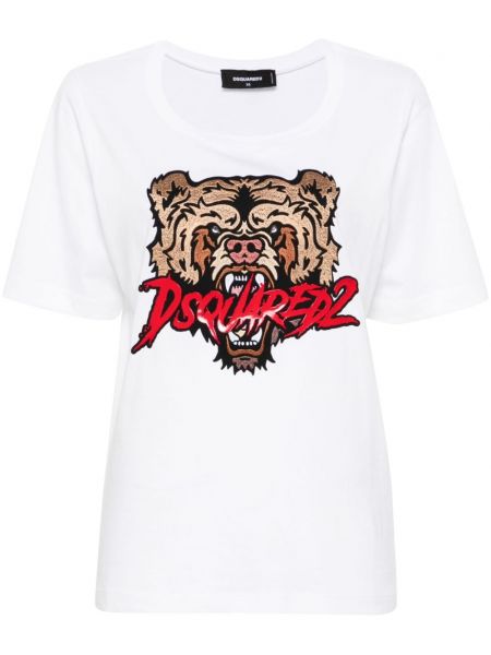 T-shirt Dsquared2 hvid