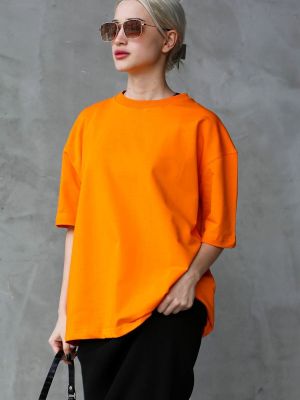Oversized tričko Madmext oranžová