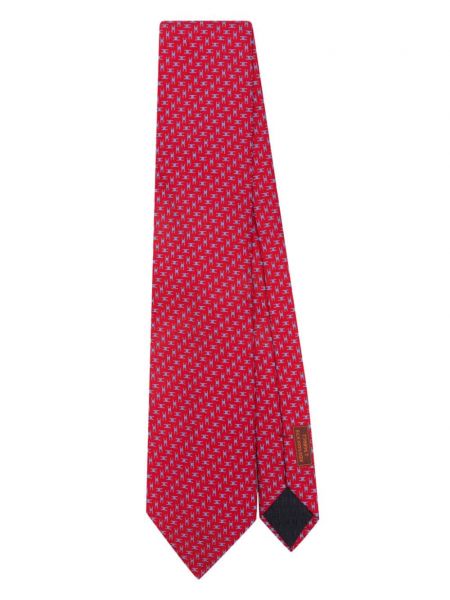 Jacquard seiden krawatte Hermès Pre-owned