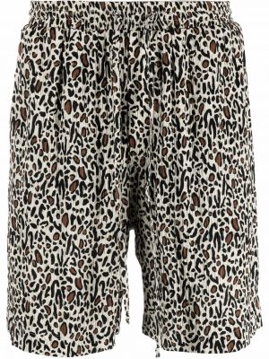 Pantaloni scurți cu imagine cu model leopard Nanushka