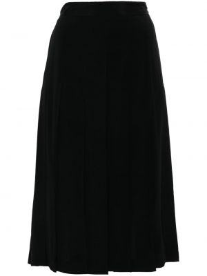 Plisovaná midi sukňa N°21 čierna