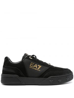 Sneakers με κορδόνια με σχέδιο με δαντέλα Ea7 Emporio Armani