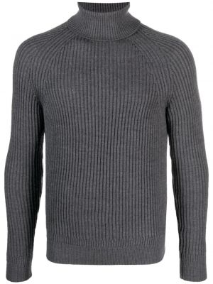 Sweter wełniany Zanone szary