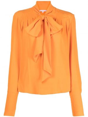 Krage blus Patrizia Pepe orange