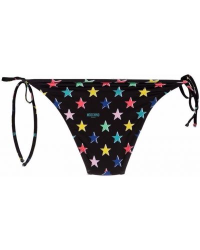 Bikini de estrellas Moschino negro