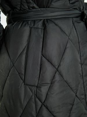 Παλτό Usha Black Label μαύρο