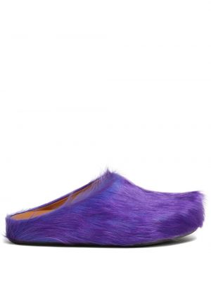 Sandale din piele Marni violet