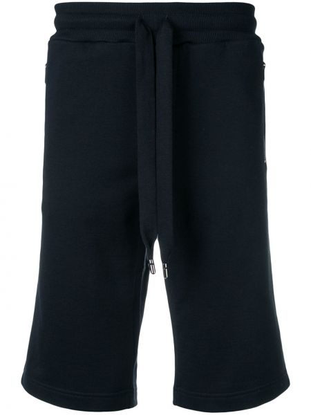 Pantalones cortos deportivos con bordado Dolce & Gabbana azul