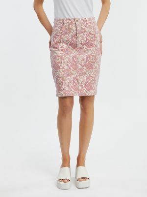 Růžové džínová sukně Orsay