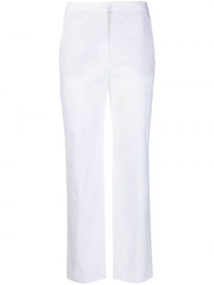 Pantalon en coton Merci blanc