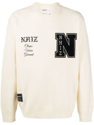 Sweatshirt mit rundem ausschnitt Izzue weiß