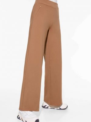 Прямые брюки Oysho коричневые